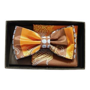 ROBERT LEWIS MEN'S BOWTIE AND POCKET SQUARE SET. 2017